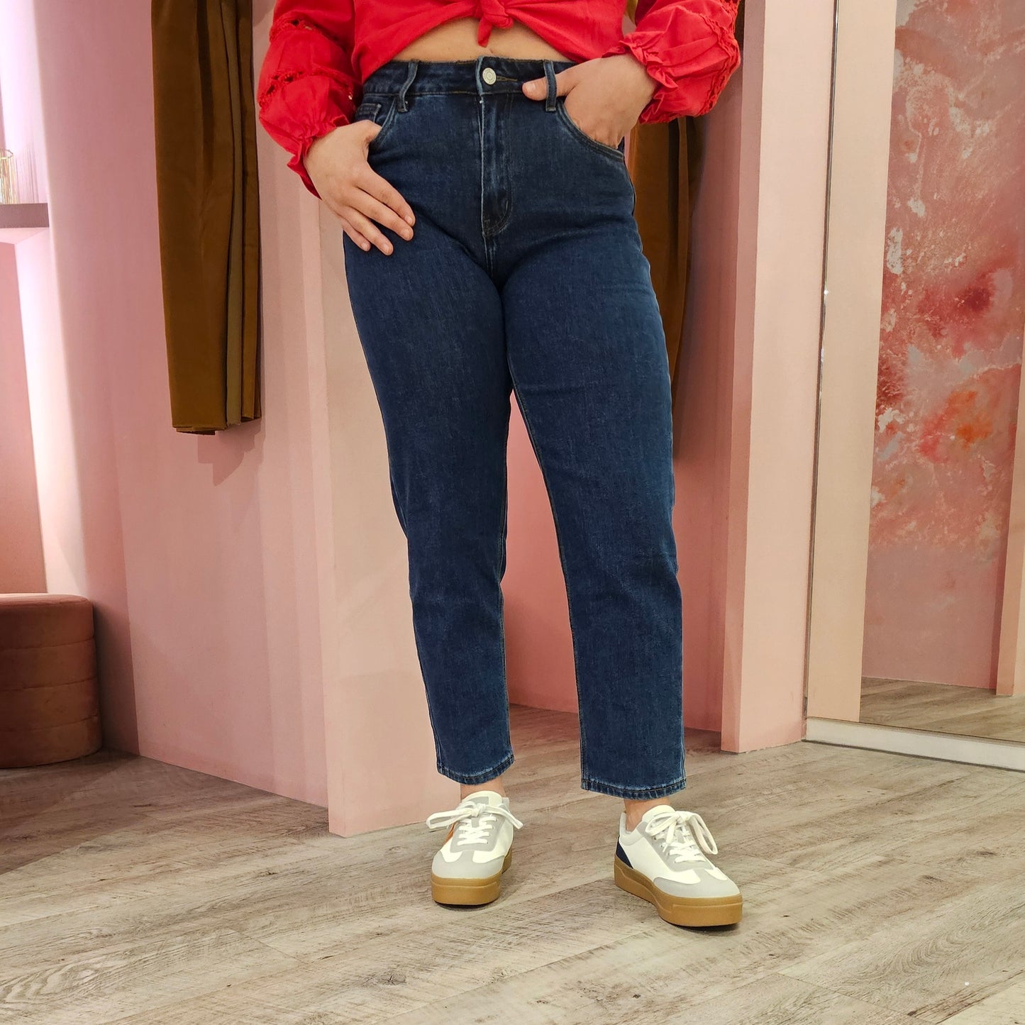 Kate denim mom fit 24922 Blauw