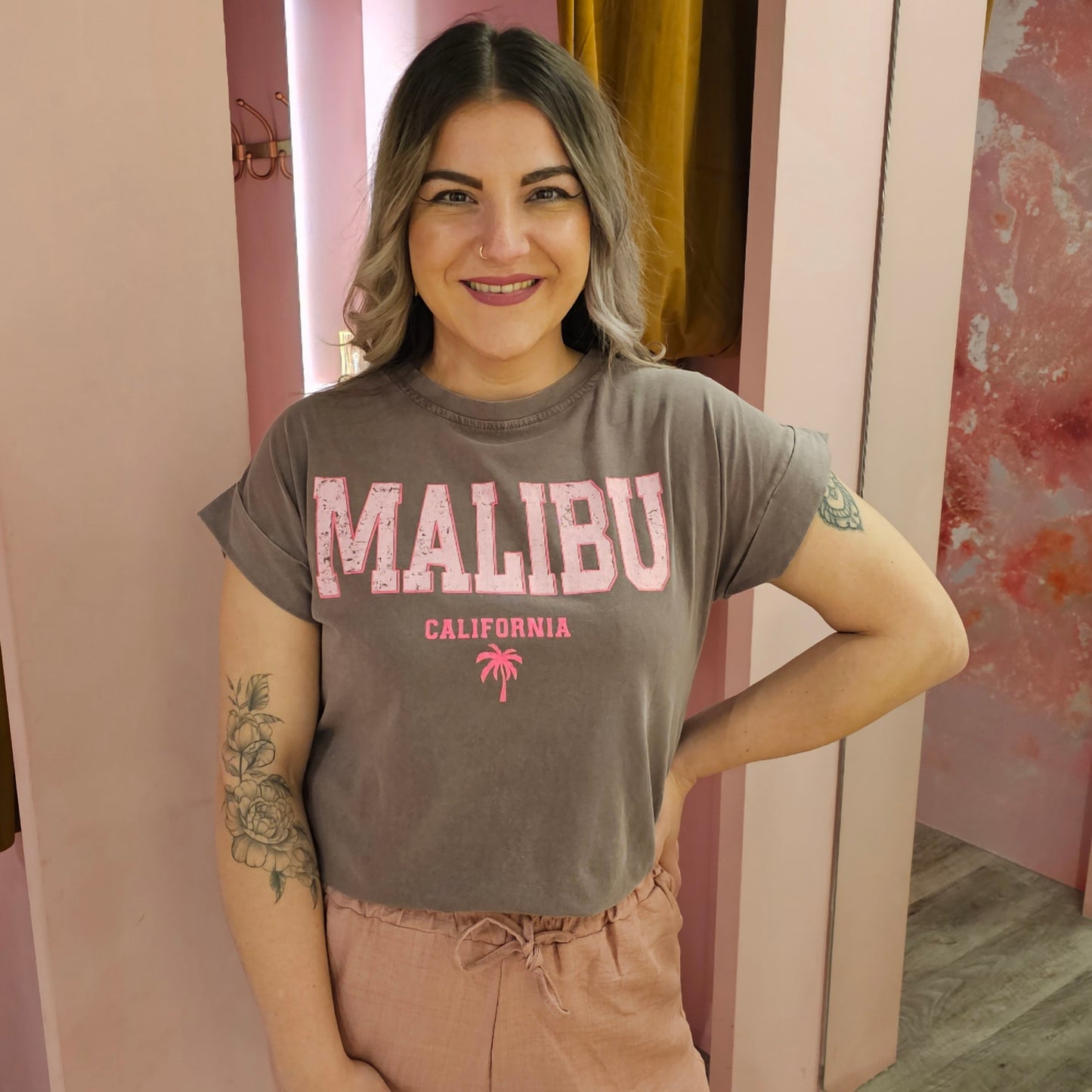 T-shirt Malibu 4305 Taupe