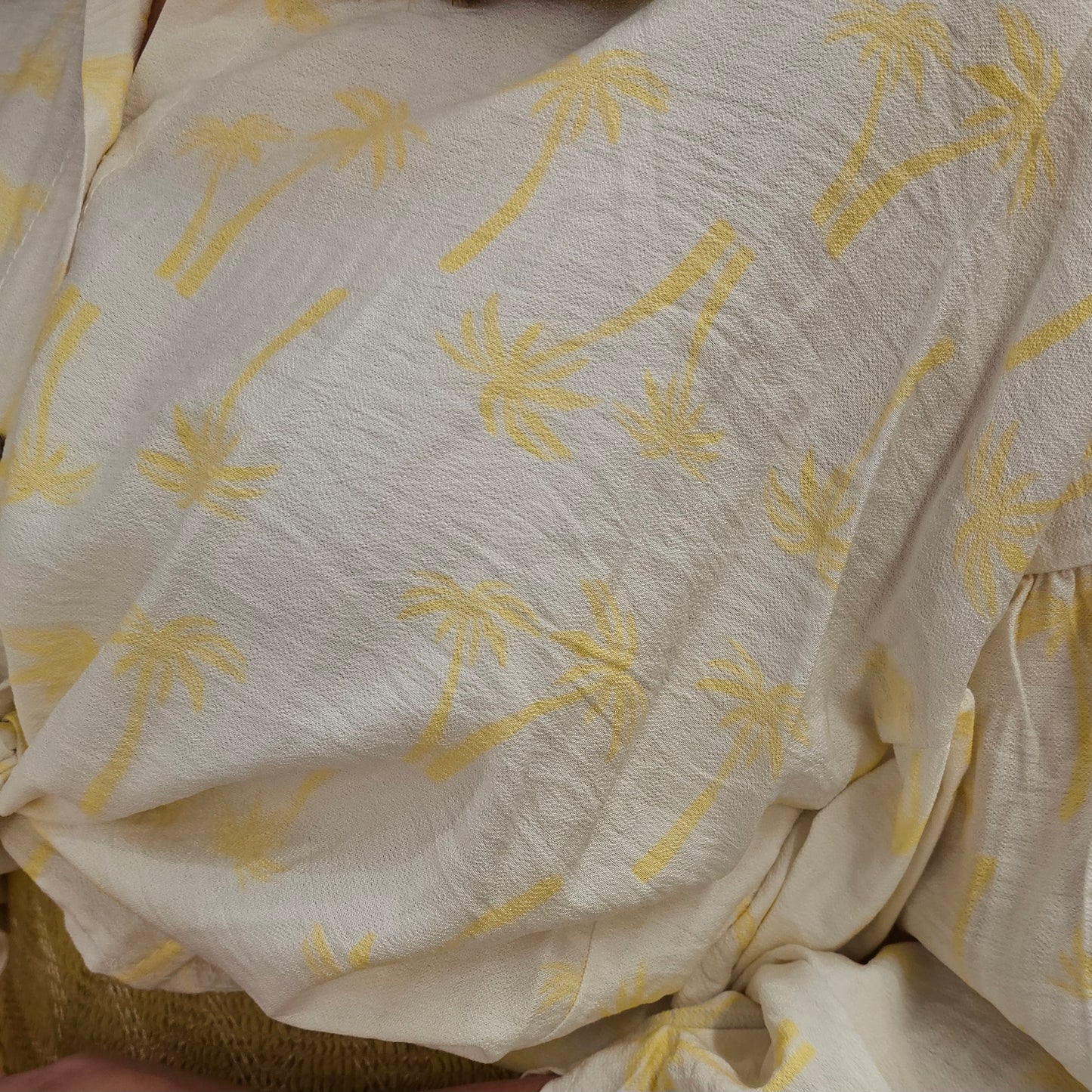 Blouse palmtree 94402 ecru