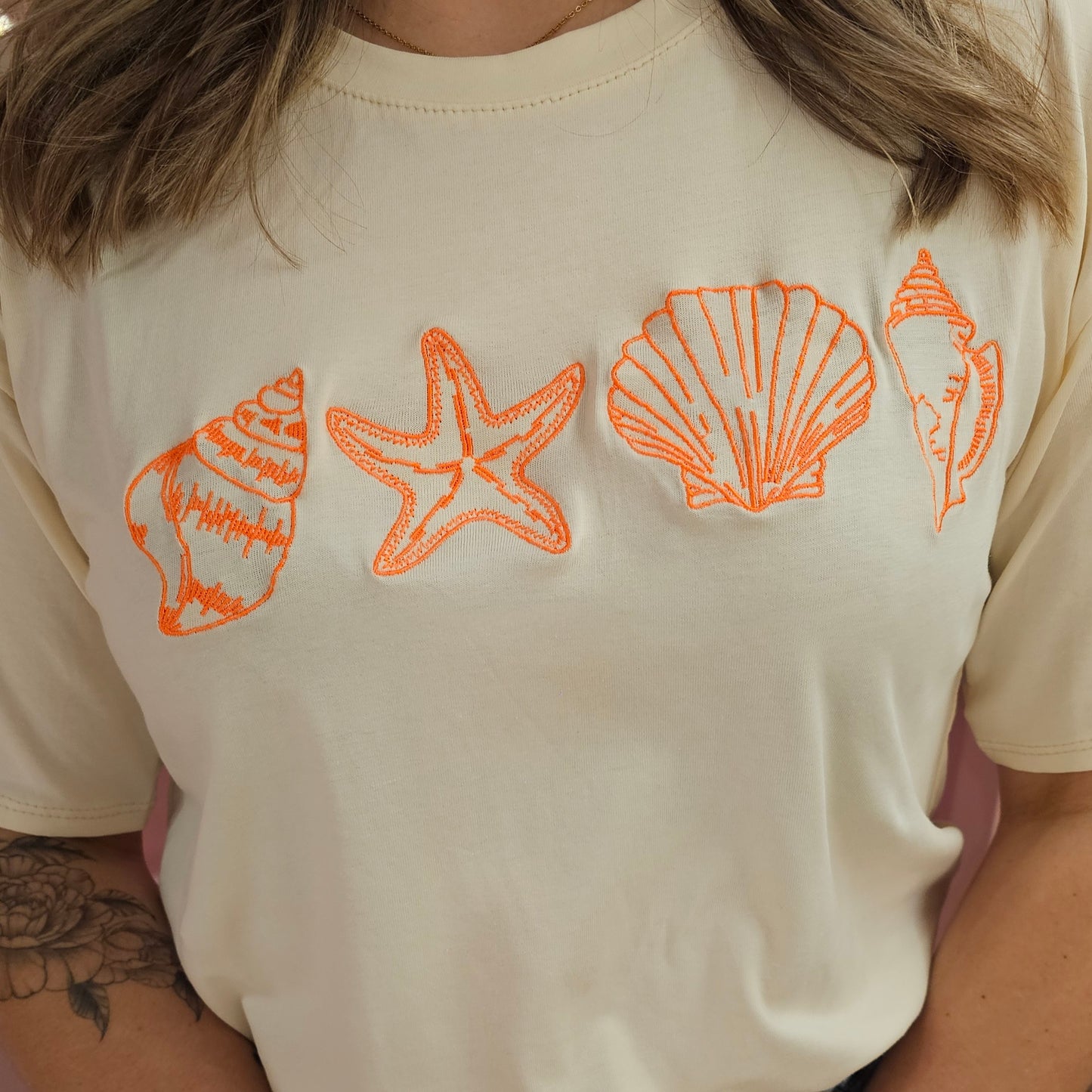 T-shirt zee 12317 Beige