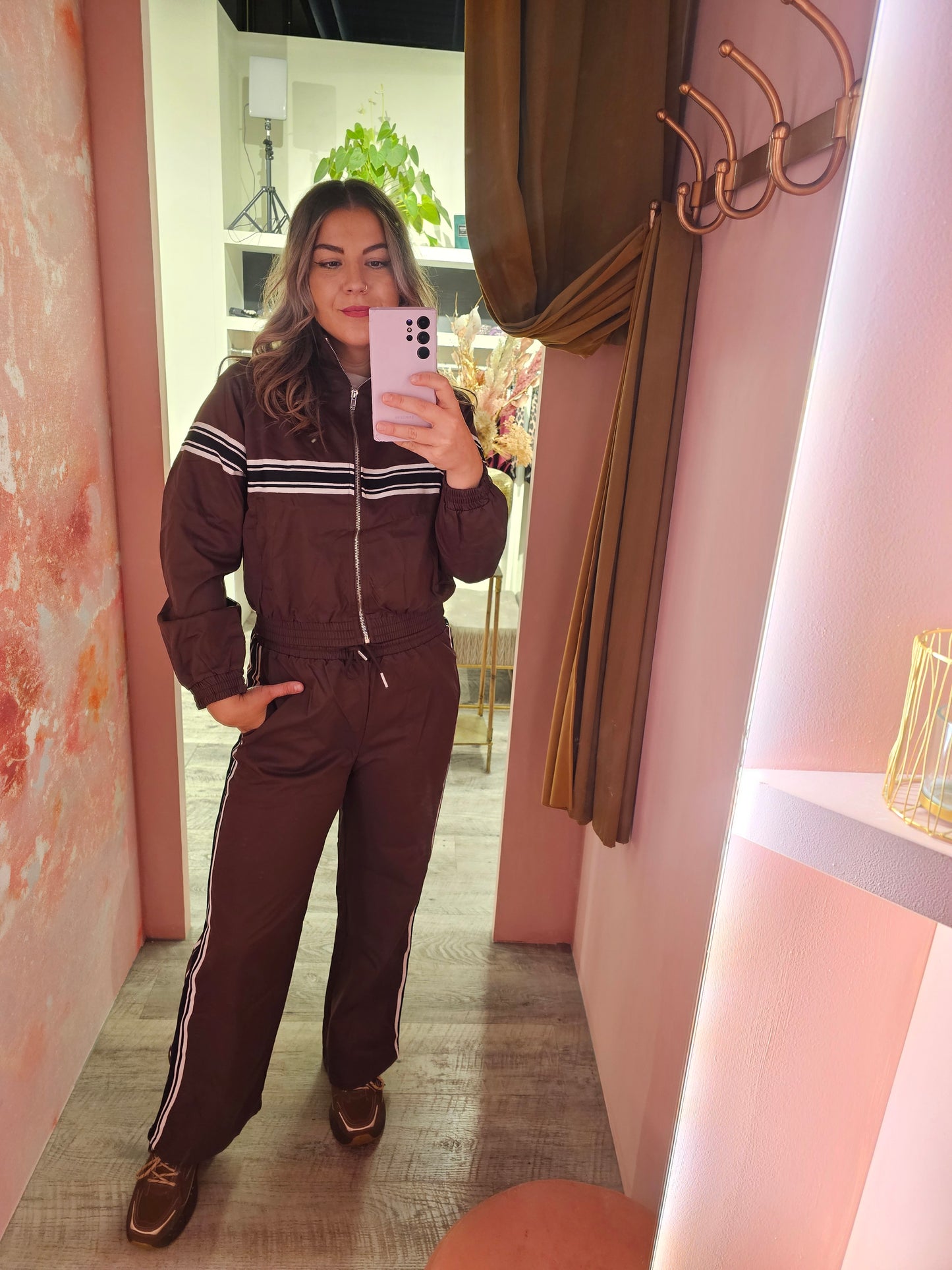 Bomber stripes 2936 Bruin