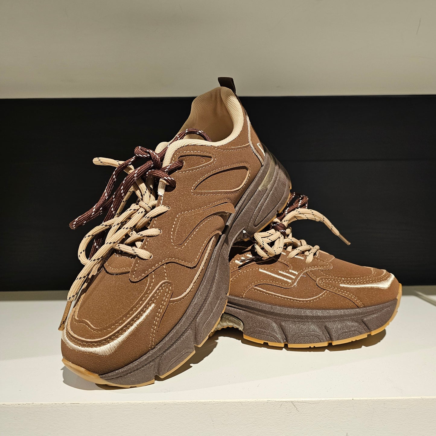 Choco sneakers 3905 Bruin