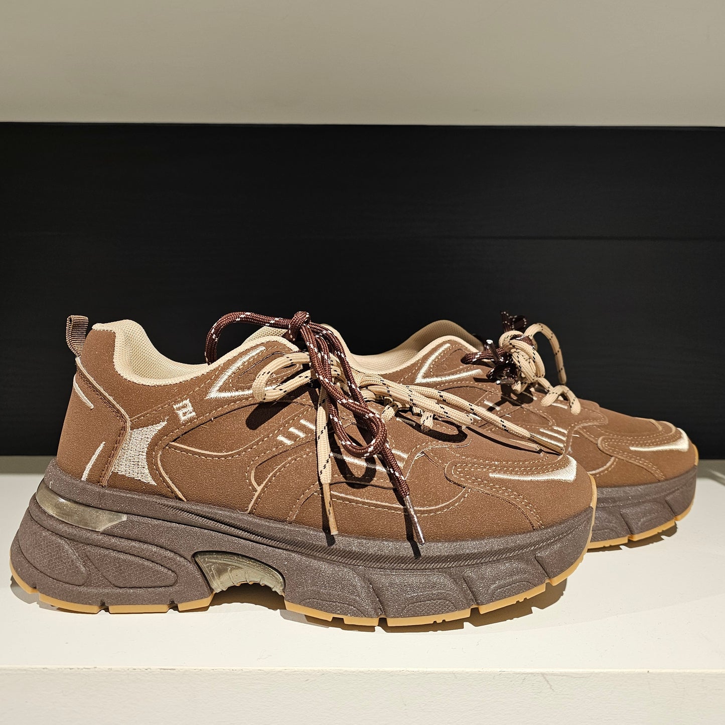 Choco sneakers 3905 Bruin