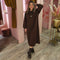 Soft sweaterdress 12393 Bruin