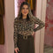 Leopard top 23171-2 Bruin
