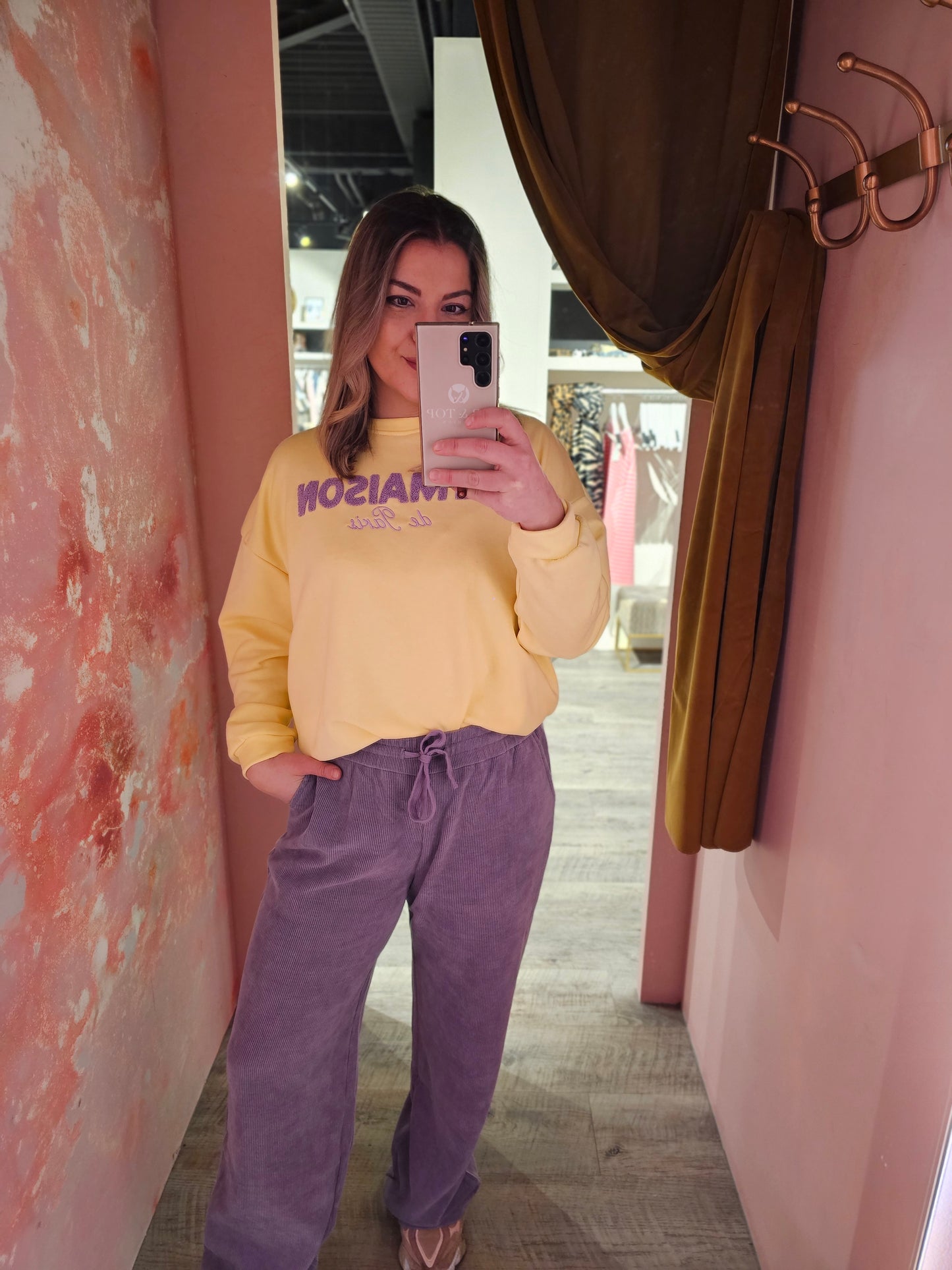 Sweater Le Maison 11003-2 Geel