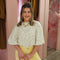 Flowertop pofmouw 6150 Geel