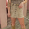 Skort knopen 16109 Bruin