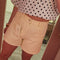 Denim short 16008 Geel