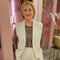 Gilet linnen 18895 Beige