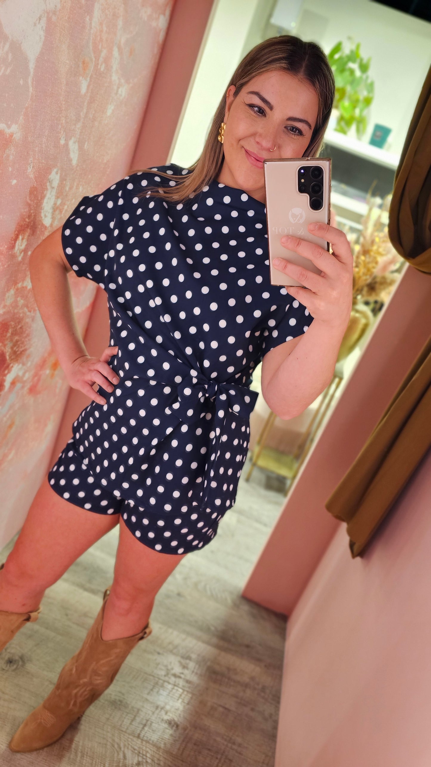 Short dots 8751 Blauw