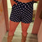 Short dots 8751 Blauw