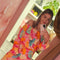 Tropical blouse 6686 Roze