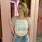 Top polkadot 1885 Wit