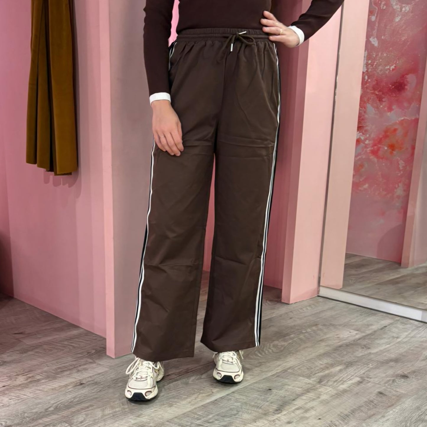 Wide leg stripes 2936-2 Bruin