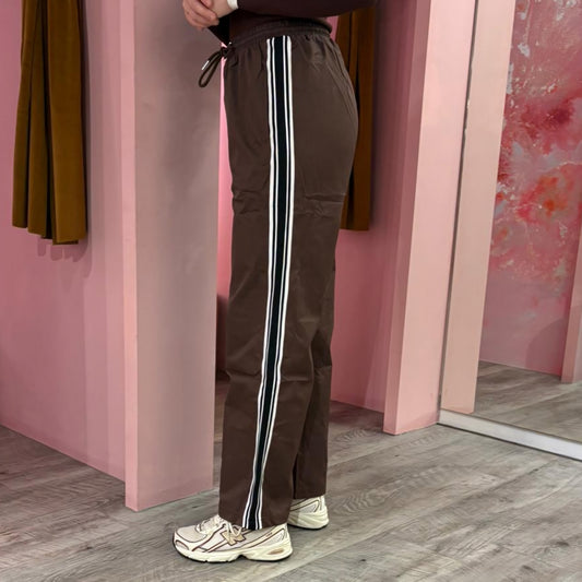 Wide leg stripes 2936-2 Bruin