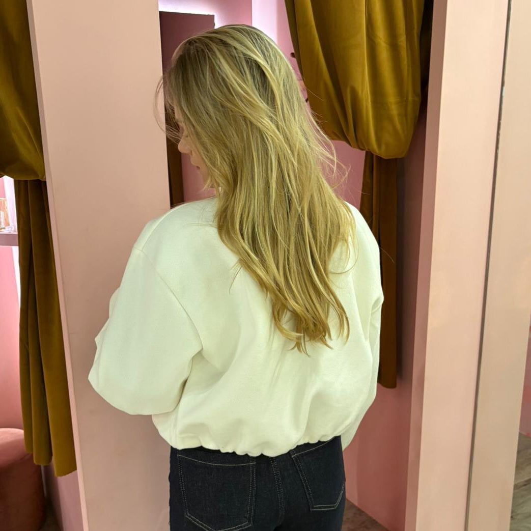 Soft bomber 24536 Wit