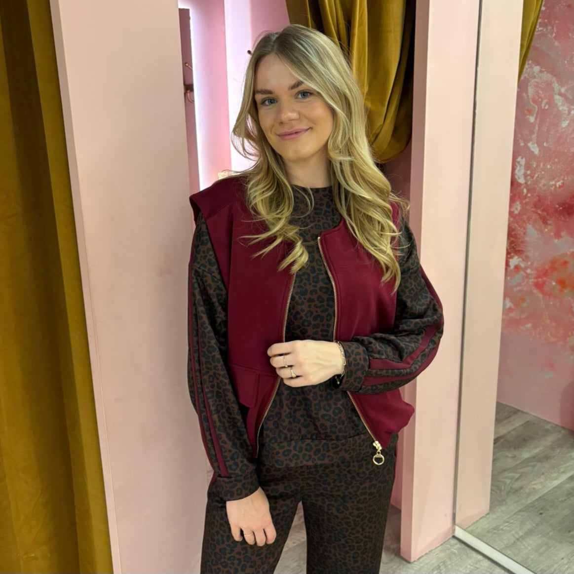 Soft gilet 12812 Bordeaux