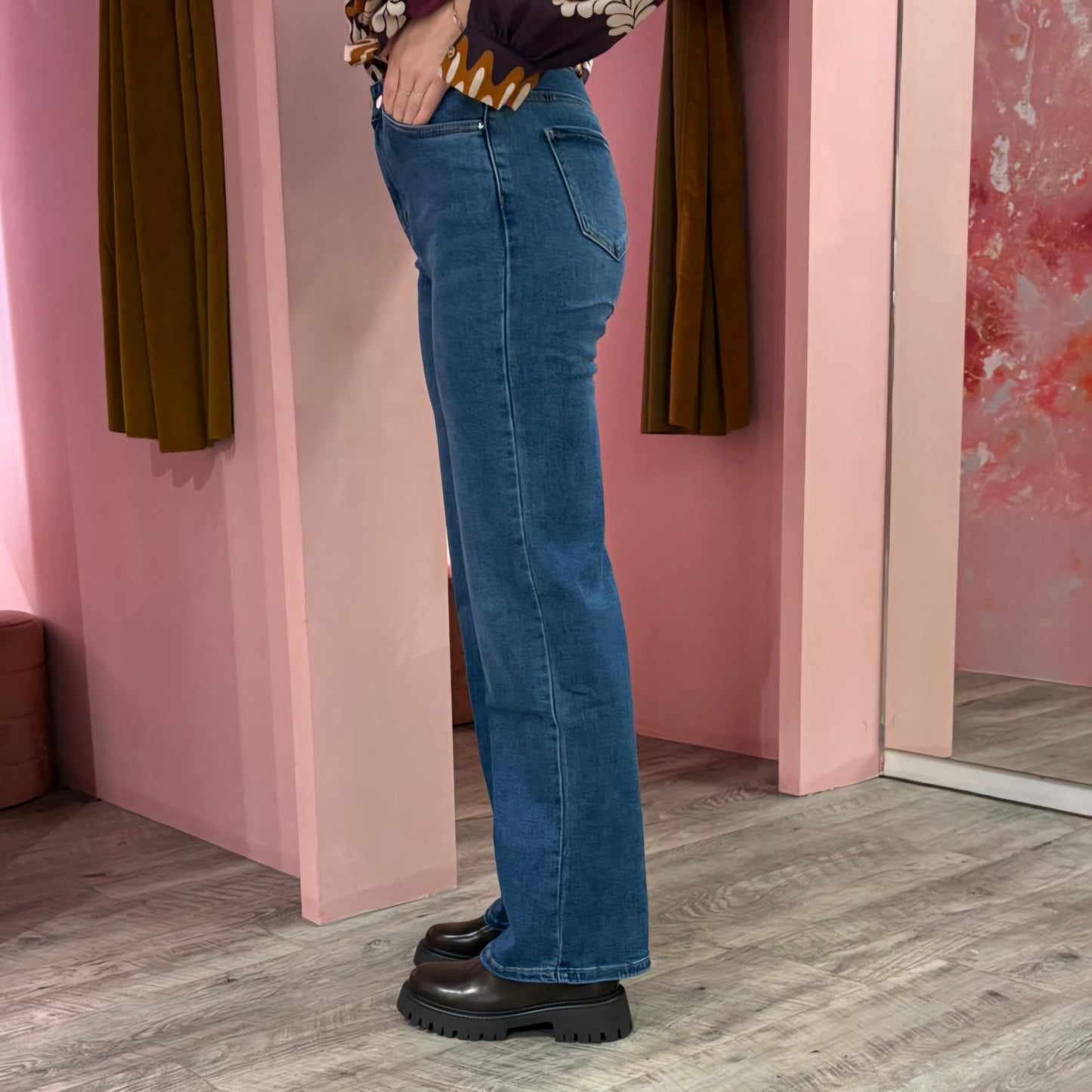 Goodies wide denim 2559 Blauw