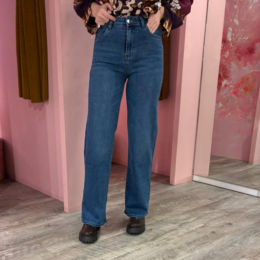 Goodies wide denim 2559 Blauw