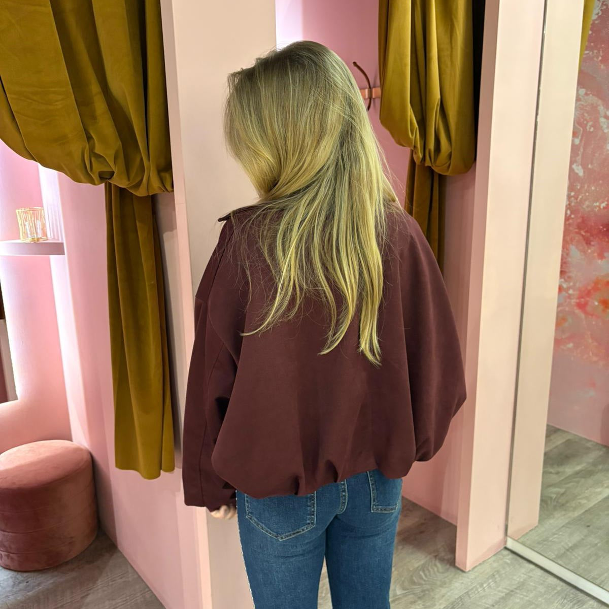 Bomber oversized 87058 Bordeaux