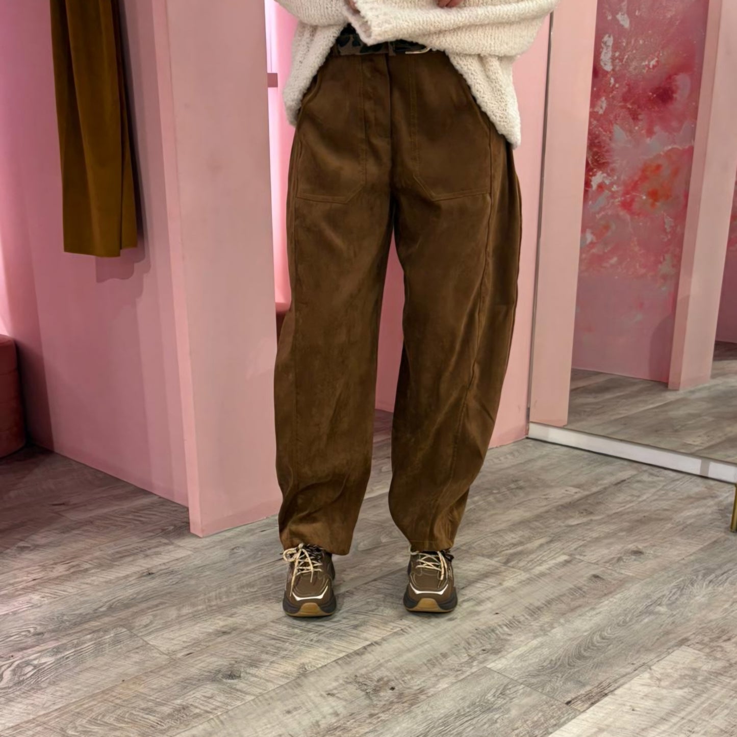 Suedine ballonbroek 50729 Camel