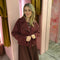 Teddy jacket kort 11913-2 Bordeaux