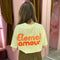T-shirt opdruk 2857-5 Geel