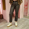 Pu broek 282432-1 Bruin