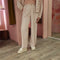 Krijtstreep broek set 9290 Roze