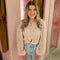 Flower blouse 3833 Roze