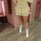 Skort ruches 3605 Geel