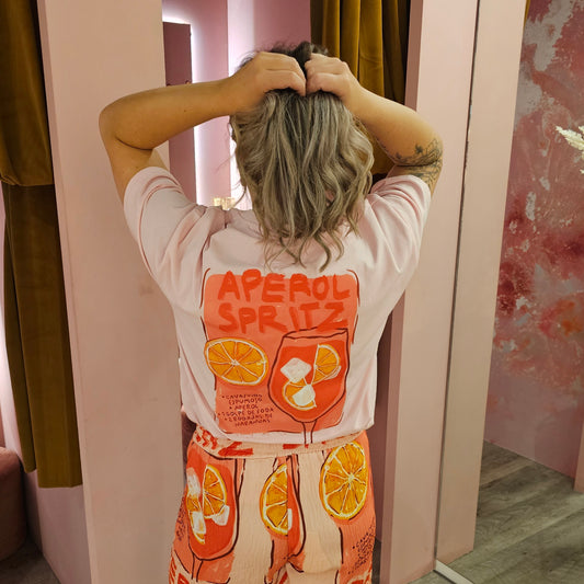 T-shirt Aperol 13139-4 Roze