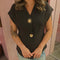 Asymmetrisch gilet zon 62070 Bruin