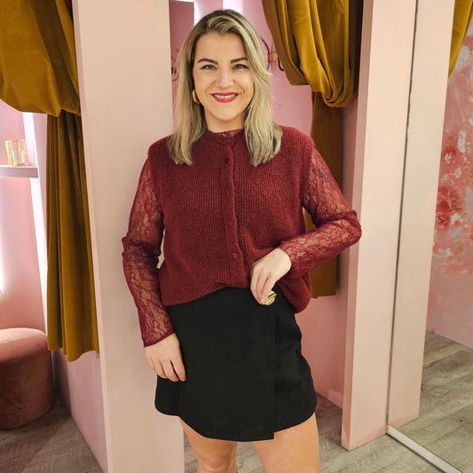 Spencer knit 50981 Bordeaux