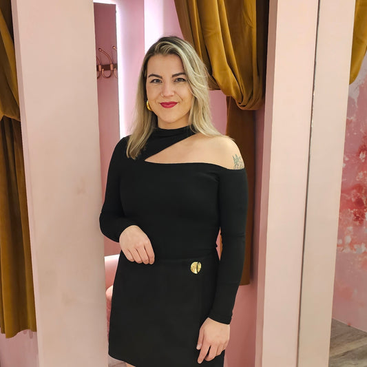 Asymmetrische top 240094 Zwart