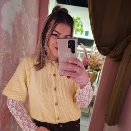 Knit knopen 50825 Geel