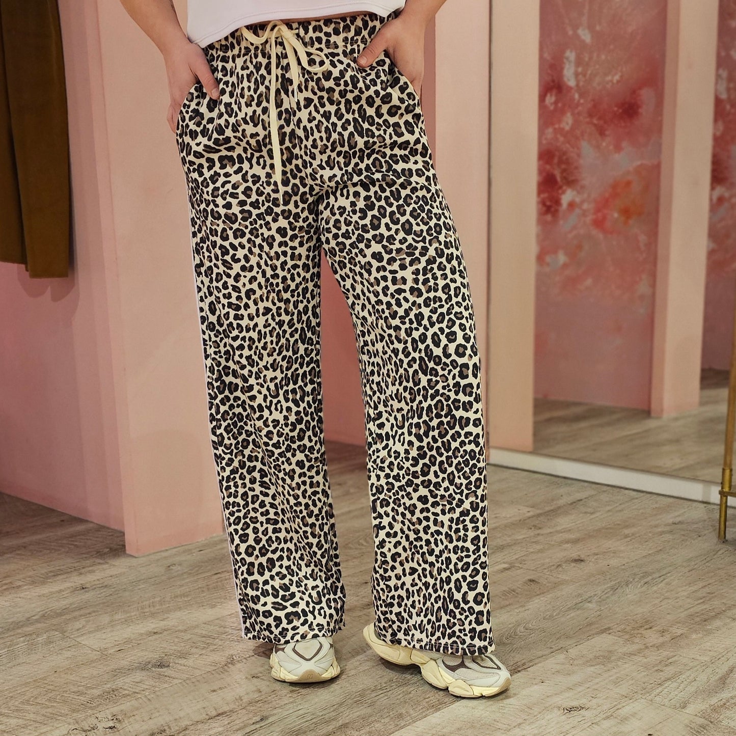 Leopard stripe pants 20026 Lila