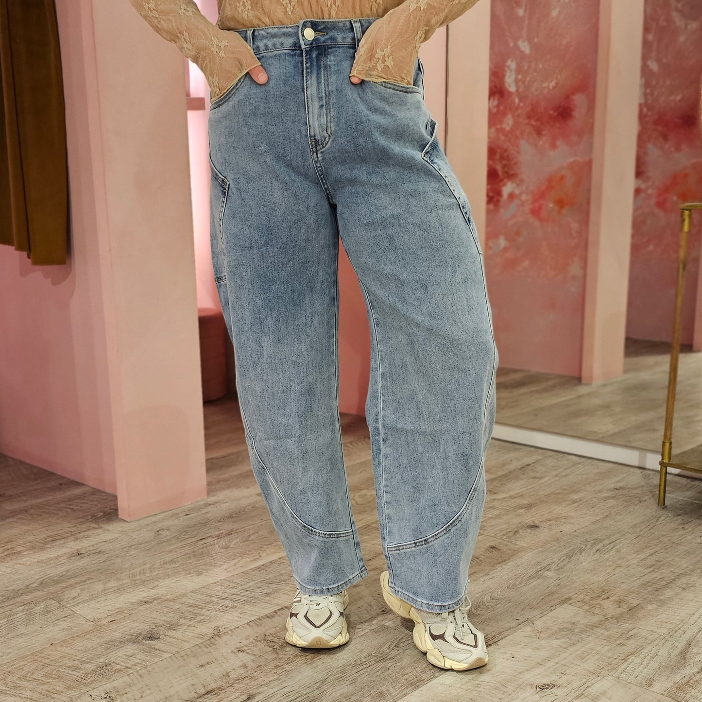 Balloon jeans 16282 Blauw