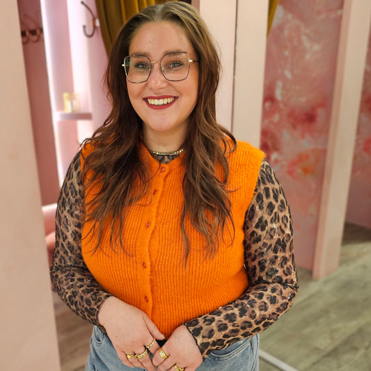 Spencer knit 50981-2 Oranje