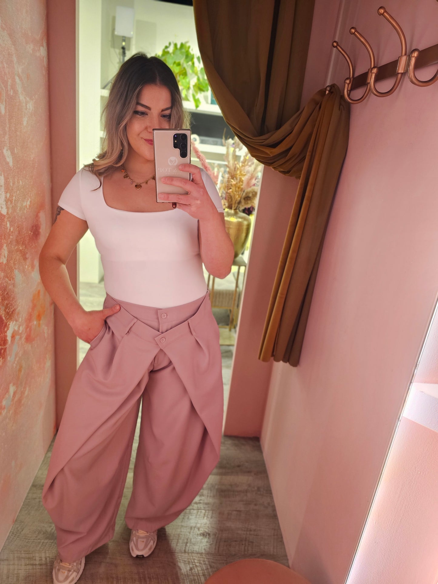 Balloon pantalon 9854 Roze