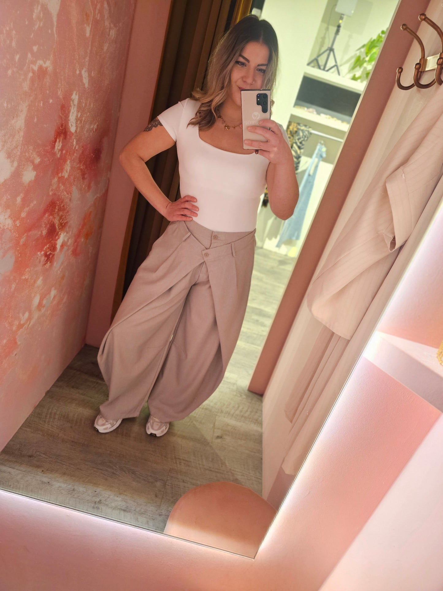 Balloon pantalon 9854 Taupe