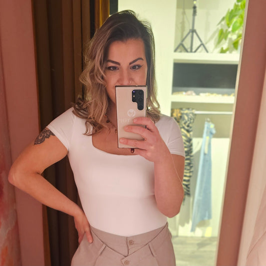 Body lage hals 38099 Wit