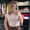 Travelshirt polkadot 61972 Roze