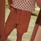 Denim short 16008 Terracotta