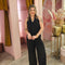 Halterjumpsuit 048 Zwart