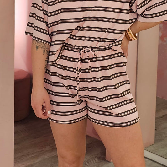 Short strepen 23617 Roze