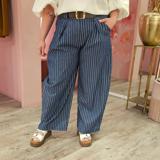 Balloon stripes  97802 Blauw