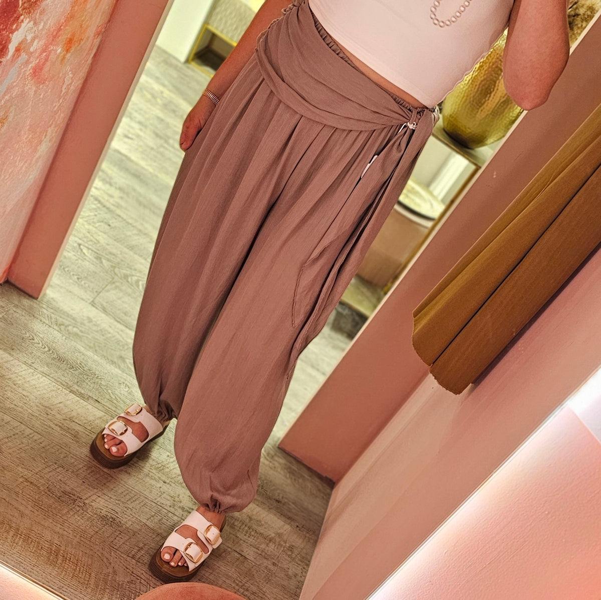 Broek omslag  50824 Taupe