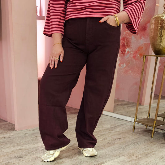 Balloon jeans jewelly 9655-25 Bordeaux